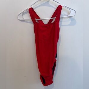 Speedo Red One-Piece NWT
